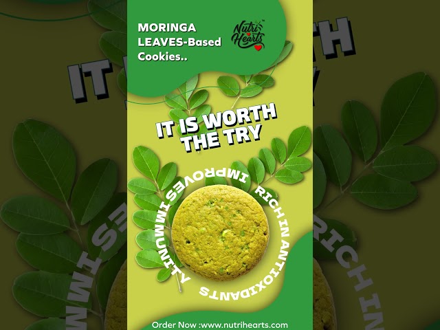 🔋 Superfood Cookies Made with REAL Moringa Leaves! 🌿 | No Sugar, No Trans Fat, No Guilt #cookies