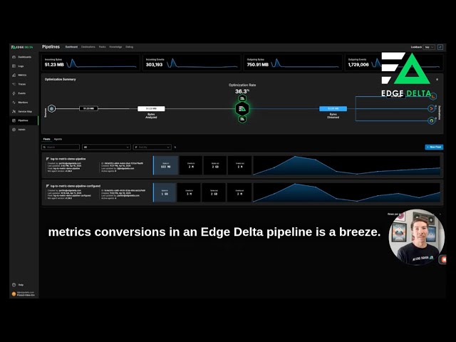 Reduce Observability Costs Through Logs-to-Metric Conversions with Telemetry Pipelines