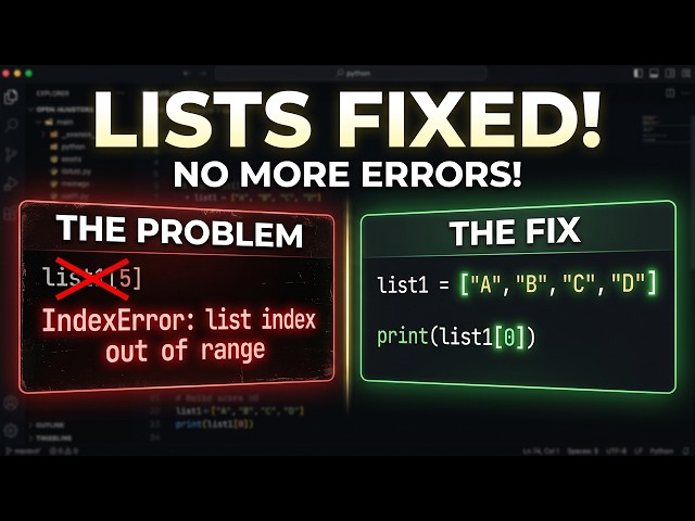 Python Lists Simplified | Learn the Basics Right Now