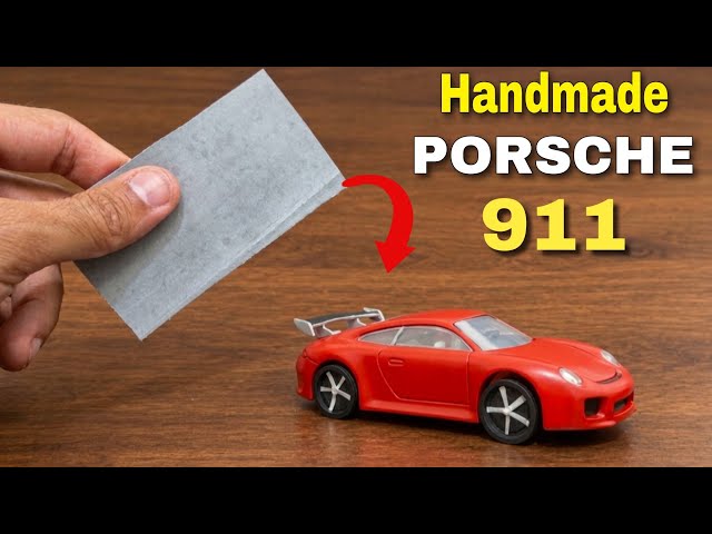 Making a Porsche 911 GT3 From Scratch | Handmade DIY Car Model