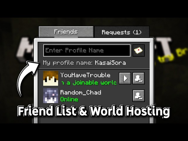 Mojang Added Friend Lists & World Hosting to Minecraft Java Edition