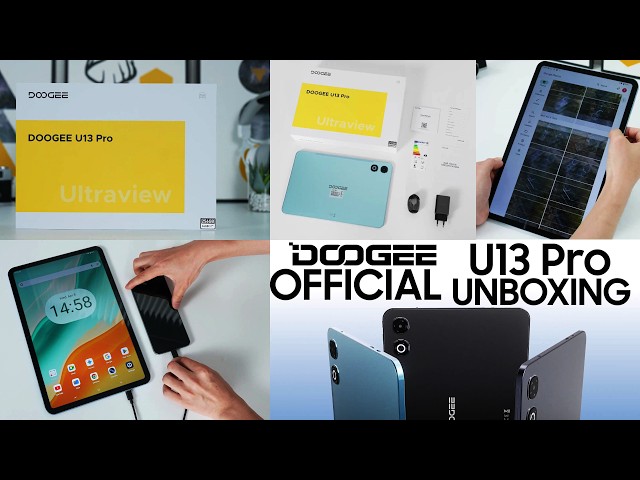 New Best Tablets 2026 DOOGEE U13 Pro: Official Unboxing & First Look!