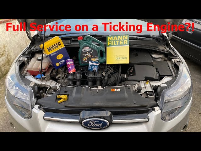 How to Service a Ford Focus 1.6 mk3 with Ticking Engine!