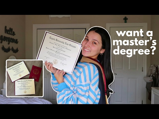 WHAT I WISH I KNEW BEFORE GRAD SCHOOL🎓✍🏻 (10 tips to survive getting your master's degree)