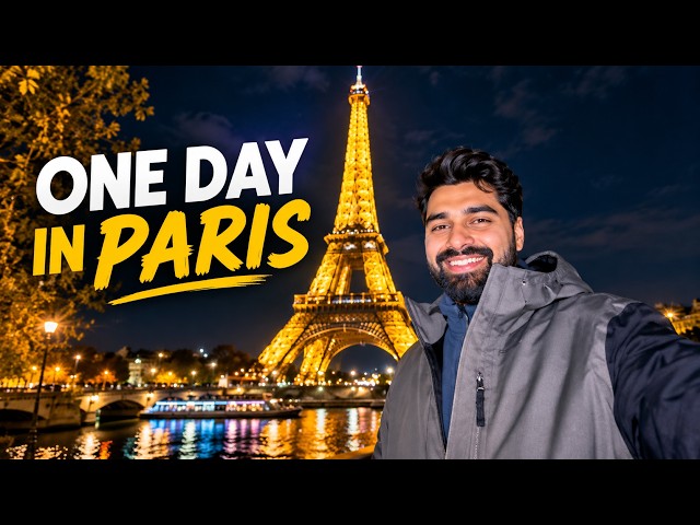 One Day In Paris Vlog | Paris Vlog | Eiffel Tower Vlog Hindi | Paris Vlog From India