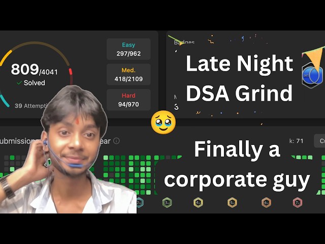 Vibecoding Untill..... | Late Night DSA Grind 🧿🚀 | LIVE 🔴