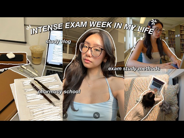 study vlog 💻 the MOST productive days in my life: finals week vlog, crashing out, how to study