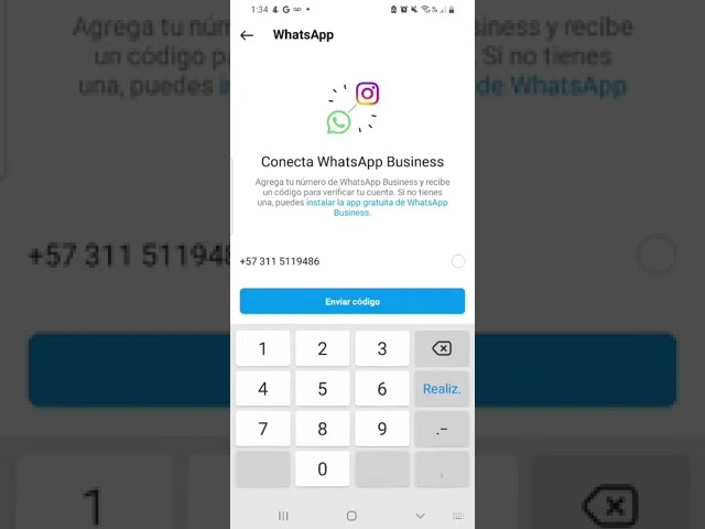 How to add WhatsApp link to Instagram | NEW method #shorts