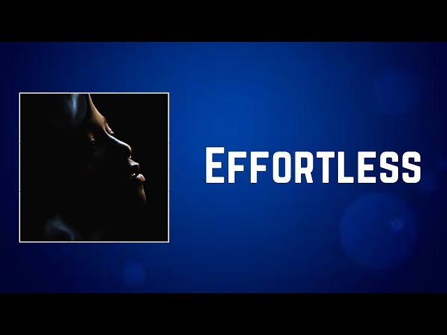 Sabina Ddumba - Effortless (Lyrics)
