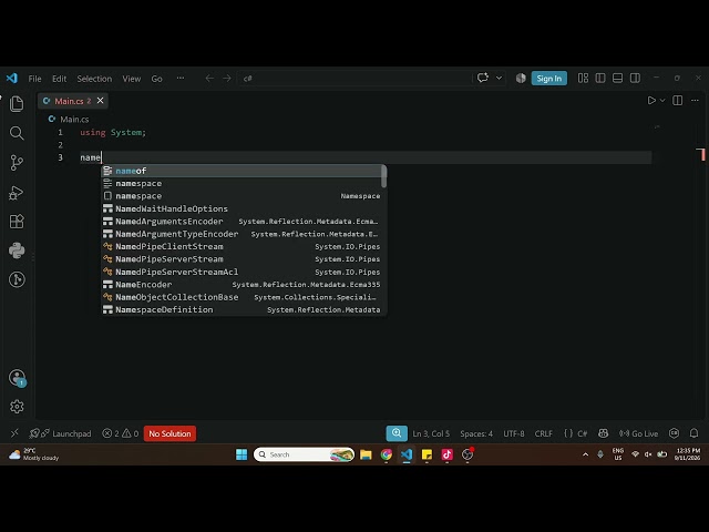 C# — Program Structure