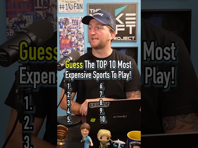 Guess The Top 10 Most EXPENSIVE Sports To Play! #sports #top10 #money #basketball #football tball