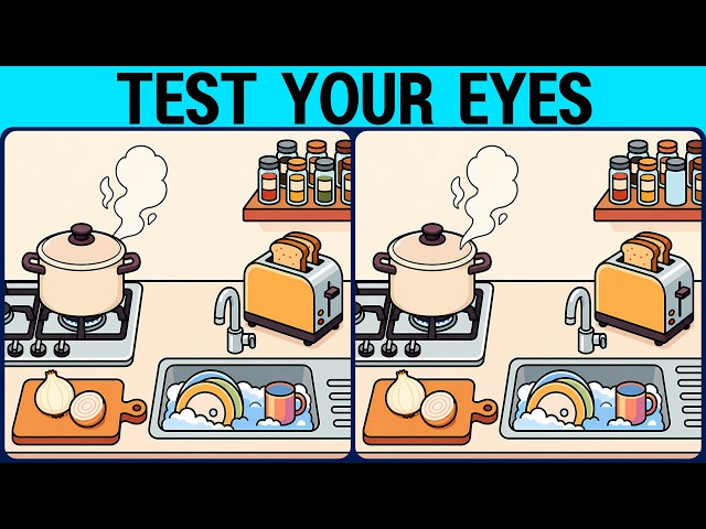 [Spot the Difference Brain Training] Find them all and prove your smartness.