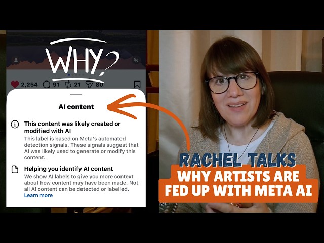 Meta AI Algorithm Is Failing Artists, Photographers, Creatives on Instagram | Rachel Talks 