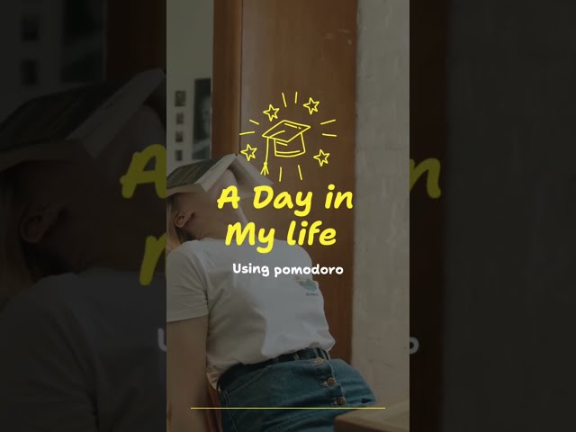 A Day in My Life: Student Study Routine ☕  #shorts #viral  #pomodorotimer #relax #studywithme