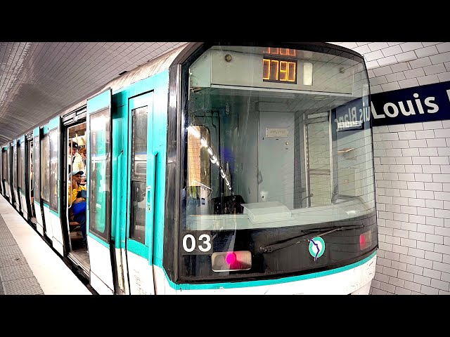 Sounds of All Paris Metro Train Departing