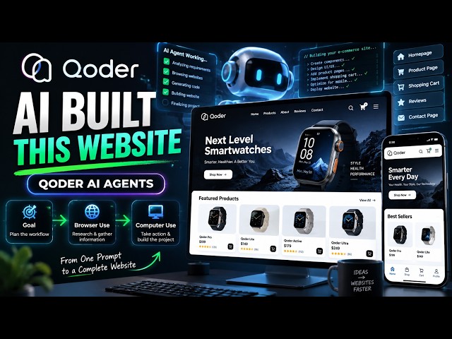 I Built an Entire E-Commerce Website Using AI Agents | Qoder