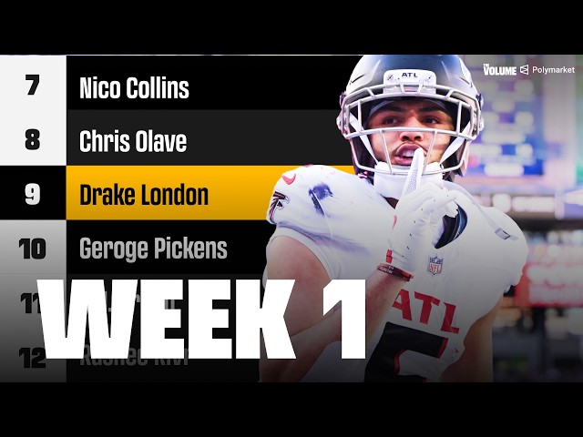 Fantasy Football Week 1 Rankings & Tiers | WR Studs, Busts & Sleepers (2026)