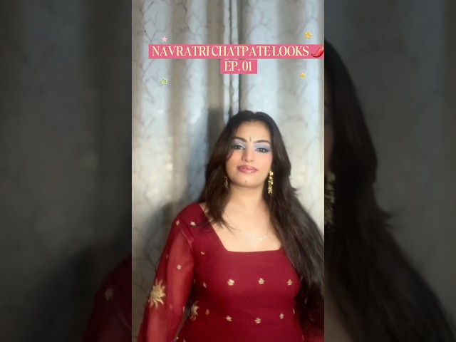 Navratri Makeup Tutorial 🌶️✨ | Easy Garba Makeup for Beginners | EP. 01 #shorts #tutorial