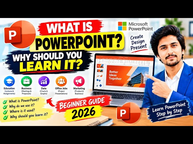 What is Microsoft PowerPoint? 🔥 Why Use PowerPoint & Why Should You Learn It? | Beginners Tutorial