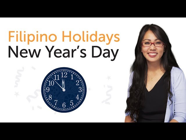 Learn Filipino Holidays - New Year's Day
