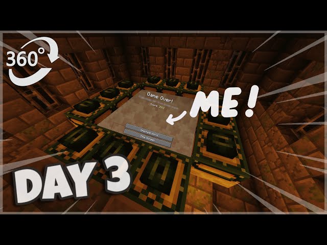 I DIED in my 360° VR Ultra Hardcore World