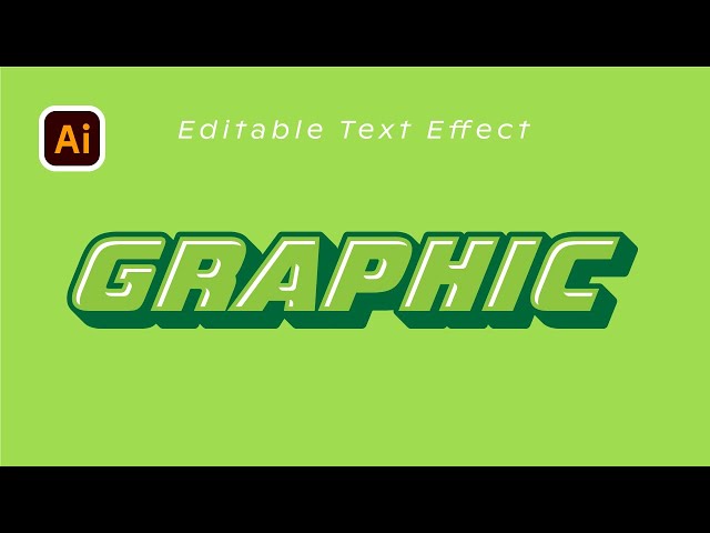 Create Vintage 3D Text Effect Emblems with Adobe Illustrator | Tips & Experience Share #graphics