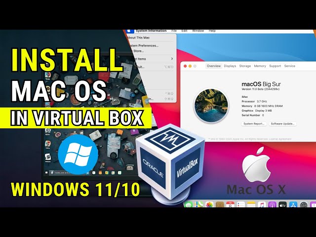 Install macOS on VirtualBox in Windows 10/11 (Intel & AMD)