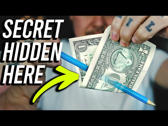 NO gimmick pencil THRU bill trick // Tutorial