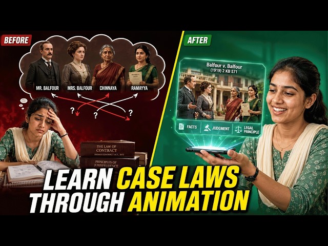 Can’t Remember Case Laws? Learn Them Through Animation  | ArivuPro