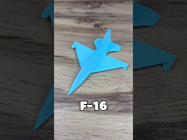 EASY FIGHTER JET F-16 ORIGAMI WORLD TUTORIAL | DIY EPIC F-16 FIGHTER JET STEP BY STEP INSTRUCTIONS