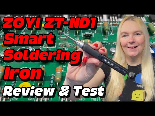 Zoyi Smart Soldering Iron ZT-N1 - A Good Value Budget Smart Soldering Iron?  Review & Test