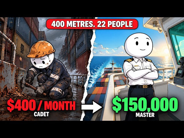 Every Level of a Cargo Ship Worker's Career