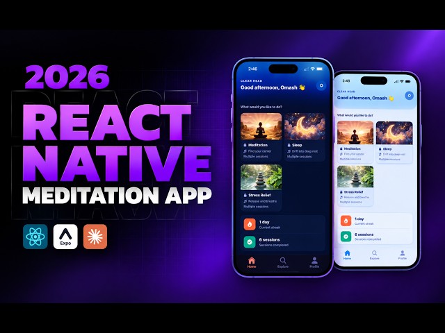 Build a Full Stack Mobile App with React Native & Expo - React Native Tutorial