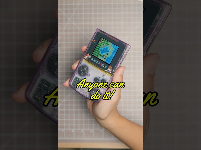 The EASIEST Screen Mod for your Gameboy Color!! (Beginner Friendly)