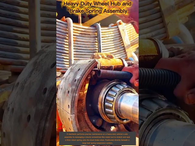 Satisfying Heavy-Duty Brake Spring Installation Mechanics Will Love!