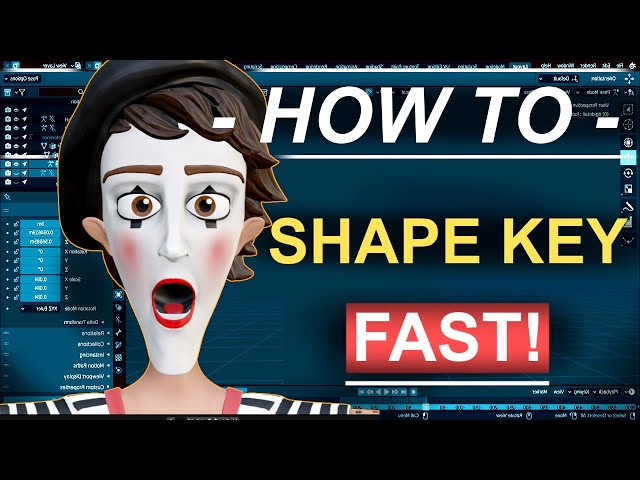 Blender Facial Shape-Keys - FAST
