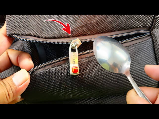 Just 1 minute! This zipper repair method will save you money