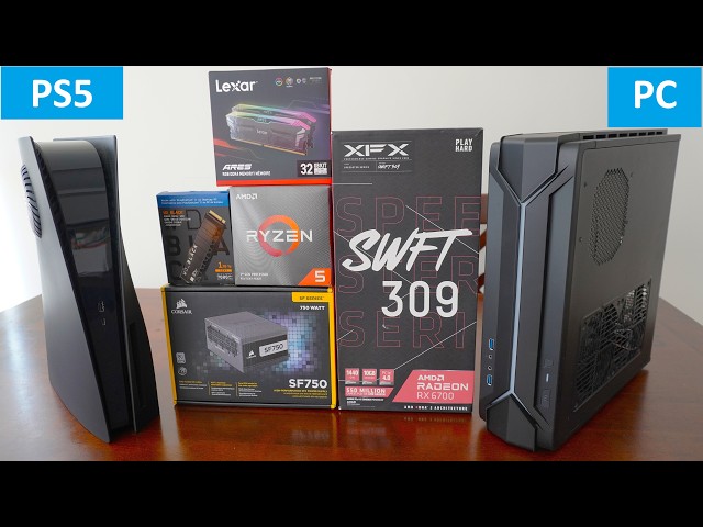 Let's build a PS5 LIKE PC in a RVZ03B ITX case with AMD RX 6700 10GB and Ryzen 5 3600XT (Not BC-205)
