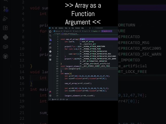 Reverse Array + Sum + Max in ONE Loop 🤯 | DSA Basics
