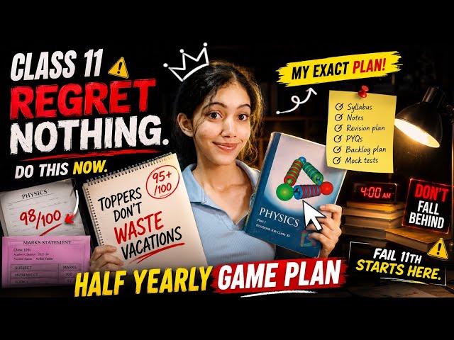 💀Wasted time? Comeback plan for class 11th! #jee #neet 