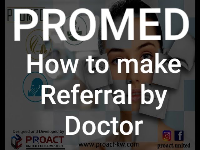 PROMED - How to make Referral by Doctor