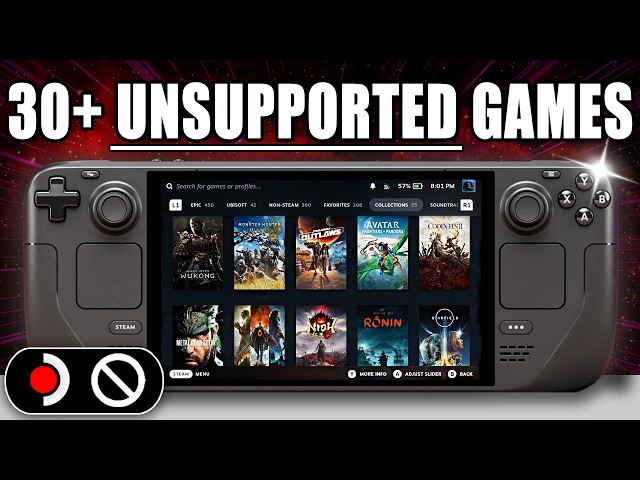 30+ UNSUPPORTED Steam Deck Games Tested: Are They Playable?
