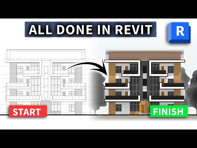 Revit Elevations That POP: Portfolio-Ready WITHOUT Rendering!
