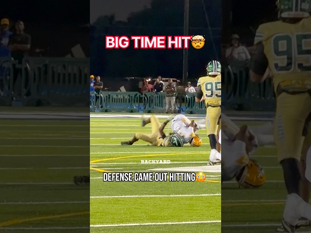These hits were VICIOUS😳🔥 #bighit #hitstick #footballshorts #footballplayer #footballskills