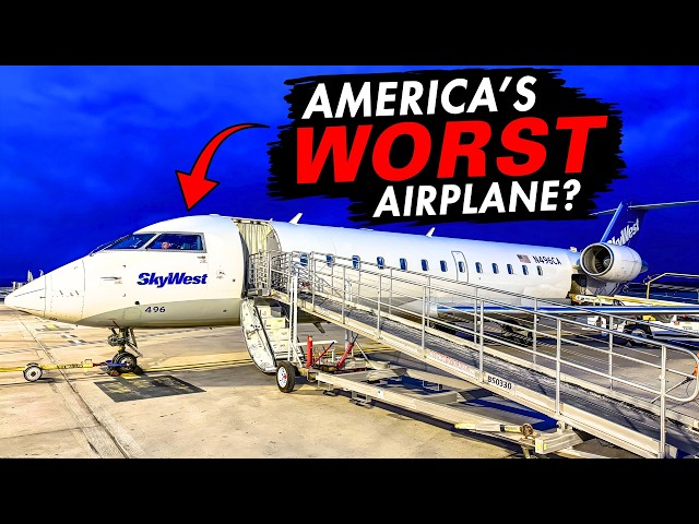 Flying America’s Most HATED Plane in Brutal Weather! (Crj200)