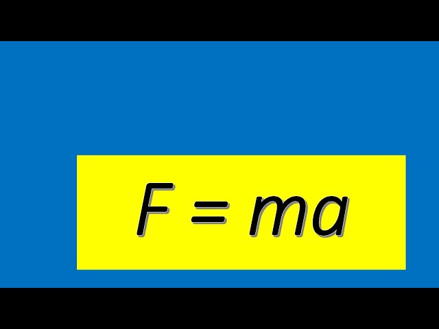 WHAT IS "F = ma"?