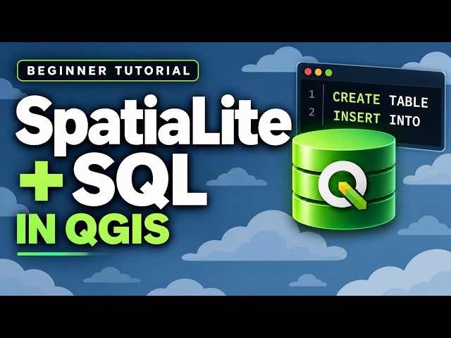 Creating SpatiaLite database and writing your first SQL queries in QGIS