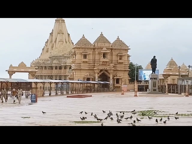 Somnath Mandir morning Arti.