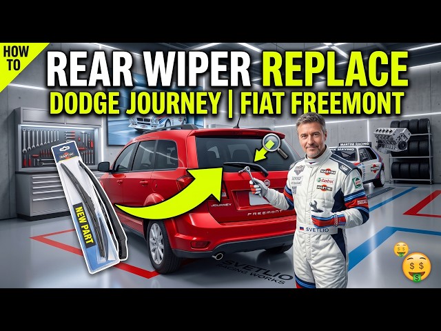 Dodge Journey & Fiat Freemont: Step-by-Step Rear Wiper Arm & Blade Replacement