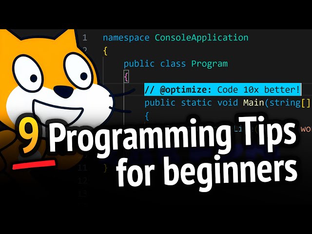 9 Programming Tips for Beginners